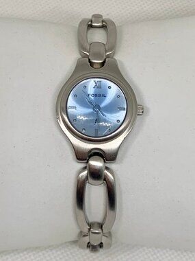 Fossil F2 women’s watch 22mm stainless steel Es9021 quartz adjustable running